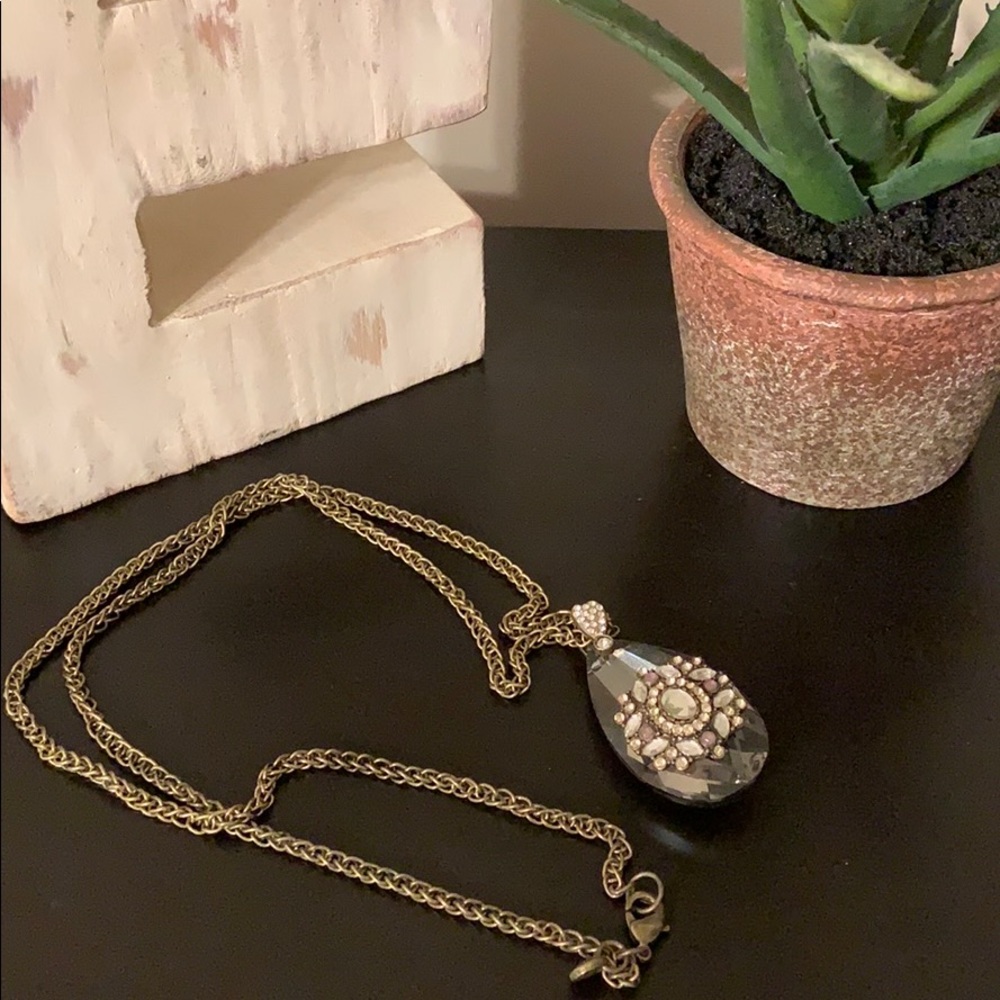 Loft jewel long necklace